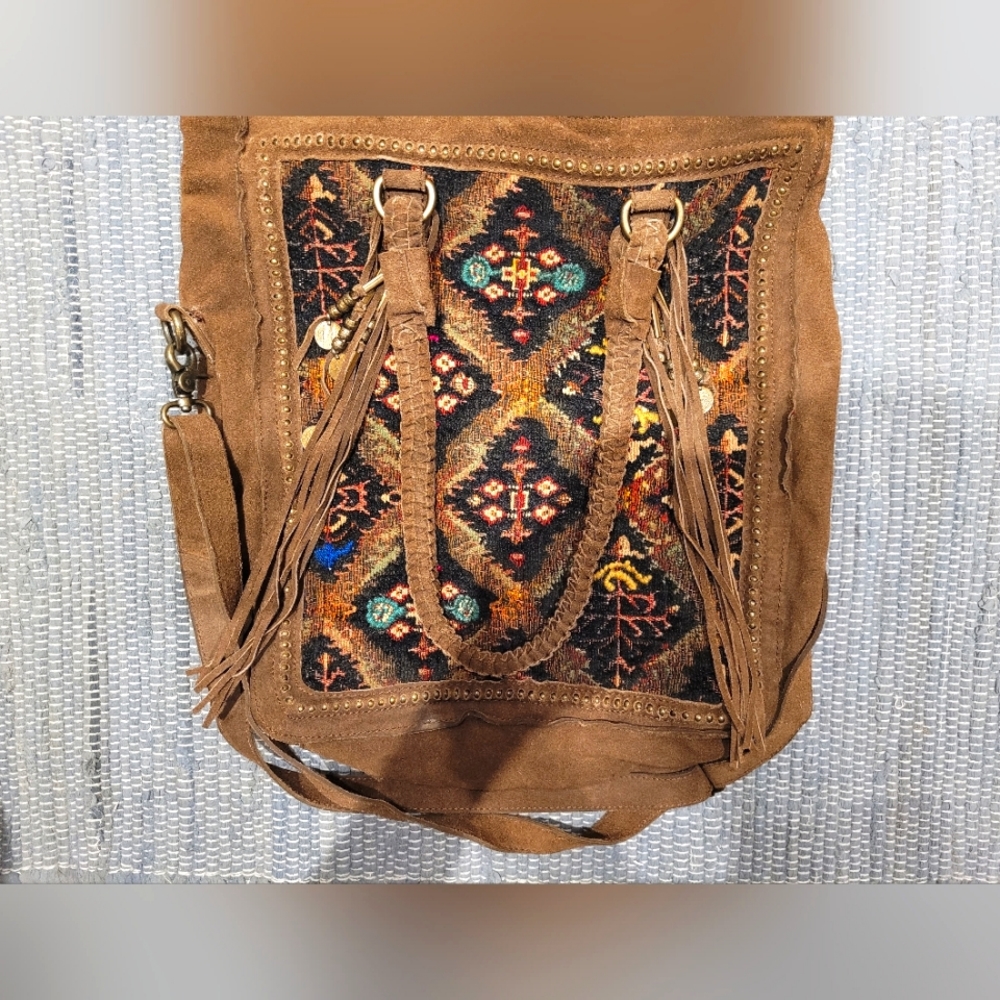 Free People Suede boho bag